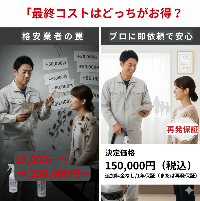 トコジラミ格安駆除業者の罠