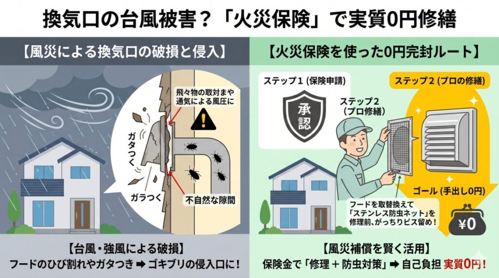 換気扇のゴキブリ侵入対策！回しっぱなしの誤解と大工の完封術