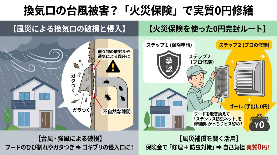 換気扇のゴキブリ侵入対策！回しっぱなしの誤解と大工の完封術