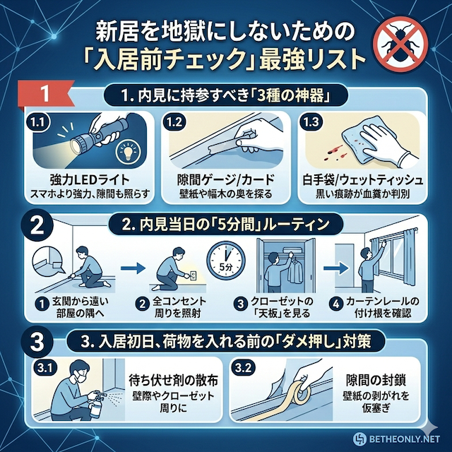 新居を地獄にしないための入居前チェックすべきリスト