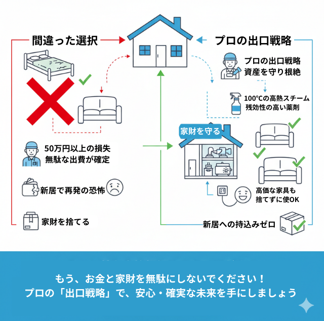 プロの出口戦略：家具を捨てずに家を守る方法