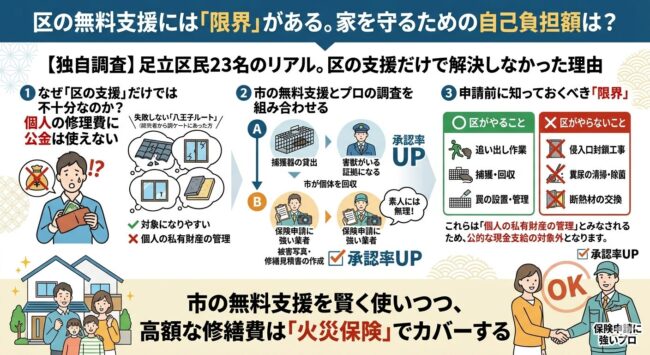 区の無料支援には「限界」がある