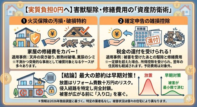 実質負担を0円に近づける資産防衛術