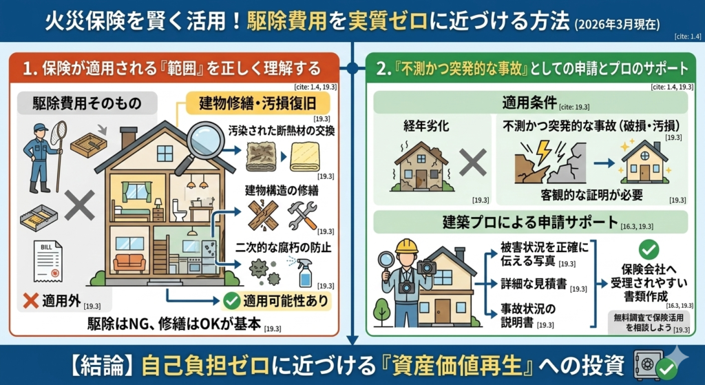 害獣駆除 火災保険 駆除費用0円