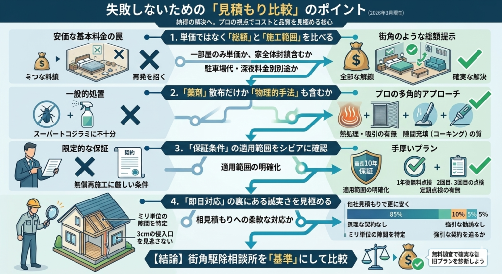 街角害虫駆除相談所　ポイント