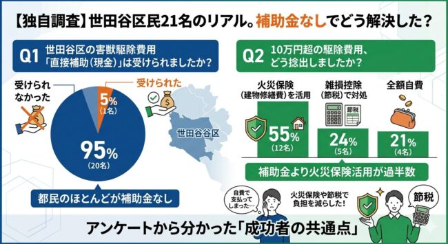 独自調査:現金補助がない場合の対処方法実態
