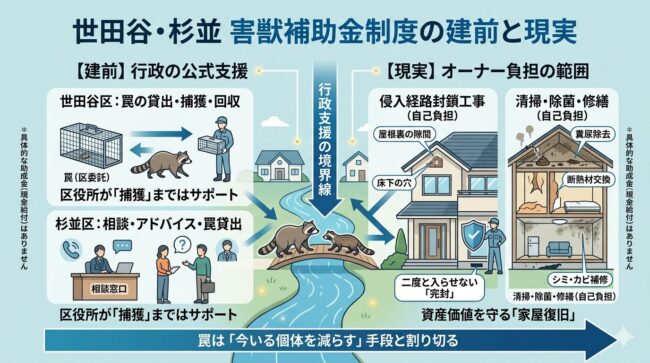世田谷・杉並：補助金制度の建前と現実