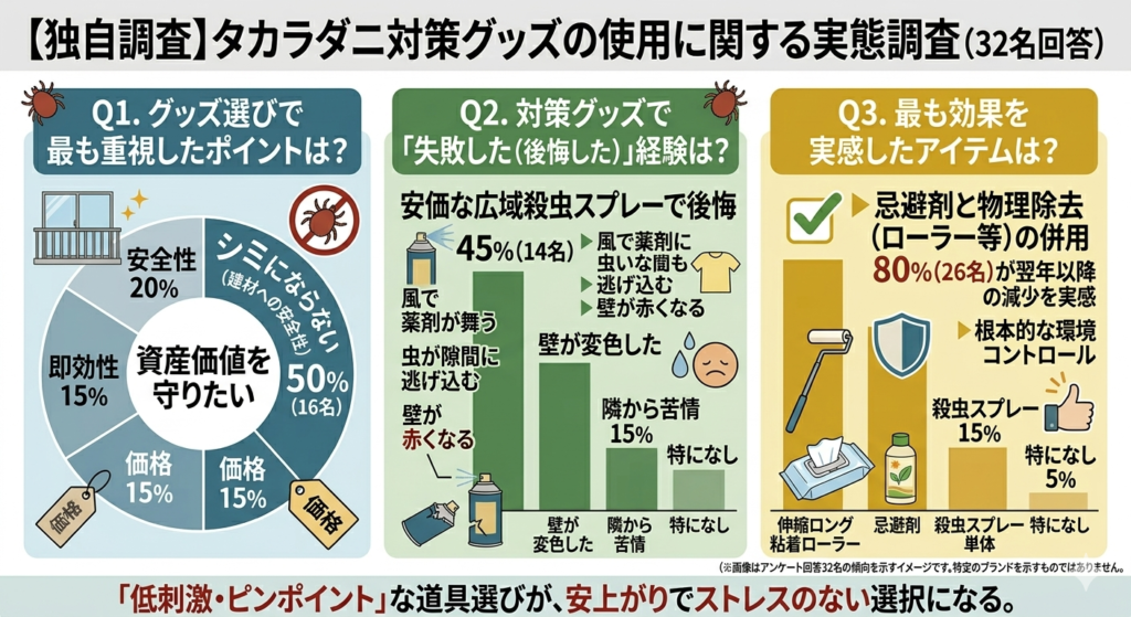 【独自調査】実際に使って良かった駆除グッズと、後悔した駆除グッズ