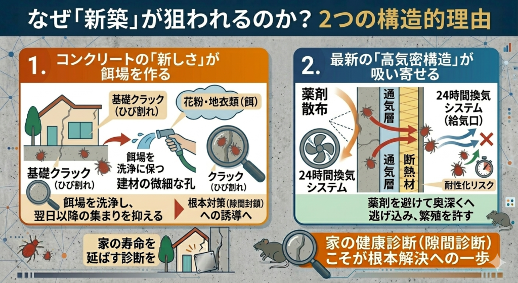 新築がタカラダニに狙われる 2つの構造的理由