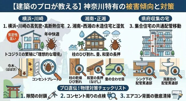 建築のプロが教える神奈川特有の被害傾向と対策