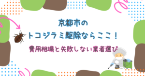 京都市のトコジラミ駆除ならここ!費用相場と失敗しない業者選び