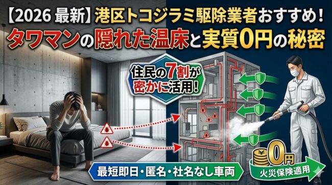 港区のトコジラミ駆除業者おすすめ！タワマン特有の拡散リスクと費用相場【被害報告書テンプレ付】