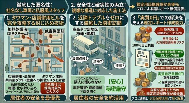 結論:大阪の職住近接を知り尽くした「駆除ザウルス」が選ばれる理由