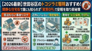 【2026最新】世田谷区のトコジラミ駆除おすすめ！保健所の限界と「近所にバレない」匿名防衛術｜火災保険で費用0円の秘策