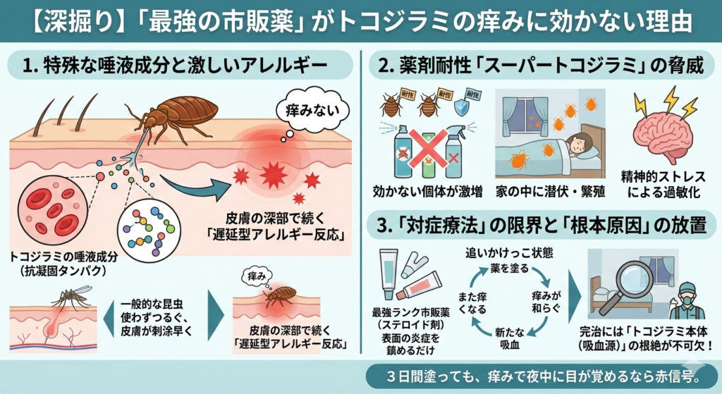トコジラミ 市販薬 効かない