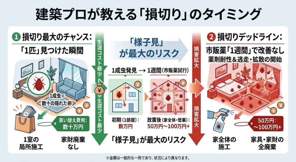 建築プロが教える損切りのタイミング