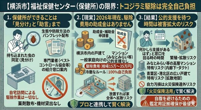 横浜市保健所の限界:駆除は完全自己負担の現実