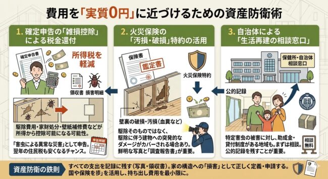 費用を抑えて実質0円で家を浄化する資産防衛術