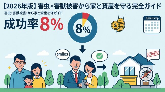 【2026年版】害虫・害獣被害から家と資産を守る完全ガイド