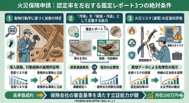 認定率を左右する鑑定レポート3つの絶対条件