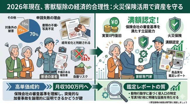 駆除ザウルスを推奨する経済的理由