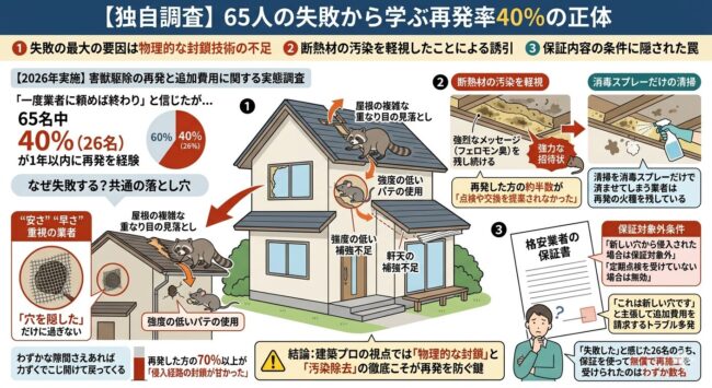 【独自調査】65人の失敗から学ぶ再発率40%の正体