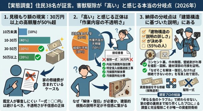 【実態調査】38名が証言。害獣駆除が「高い」と感じる本当の分岐点