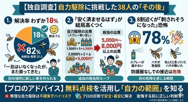 【独自調査】自力駆除に挑戦した38人のその後