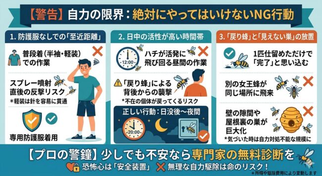 自力の限界：絶対にやってはいけないNG行動