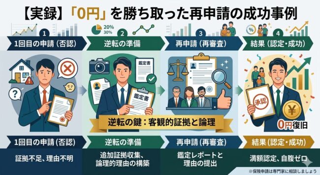 【実録】「0円」を勝ち取った再申請の成功事例