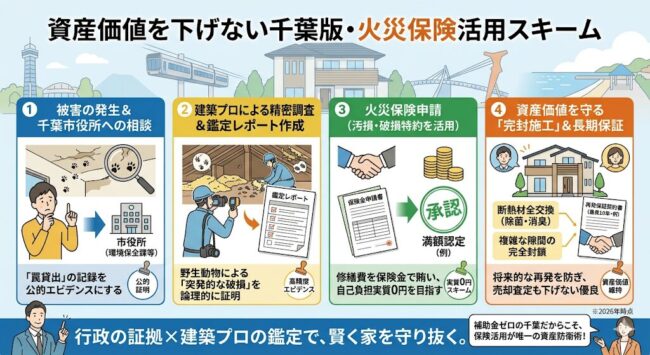 資産価値を下げない千葉版・火災保険活用スキーム