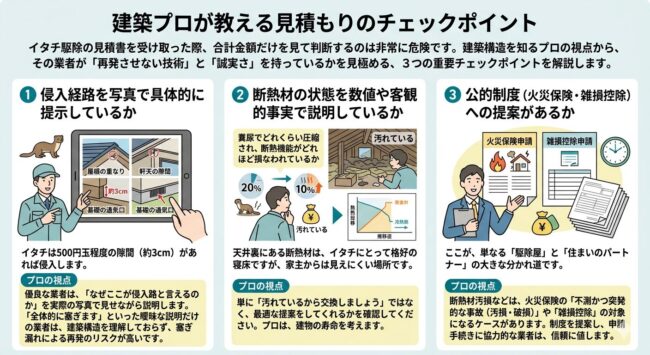 建築プロが教える見積もりのチェックポイント