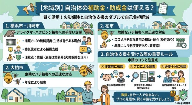 【地域別】自治体の補助金・助成金は使える？