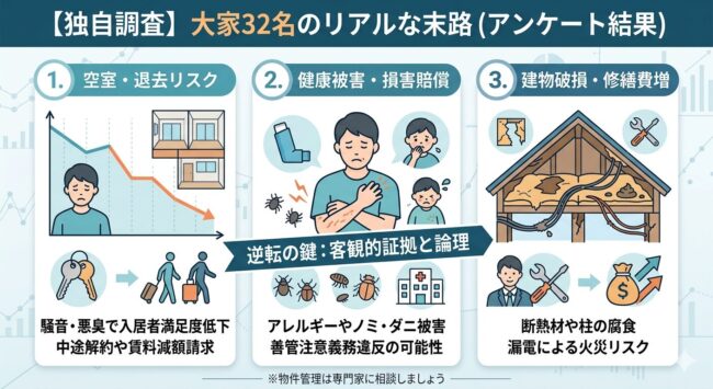 【独自調査】大家32名のリアルな末路（アンケート結果）