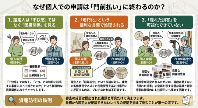 なぜ個人での申請は門前払いに終わるのか？