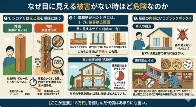 なぜ目に見える被害がない時ほど危険なのか