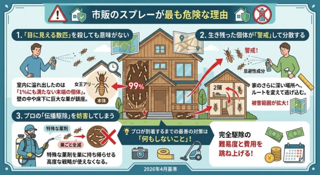 市販のスプレーが最も危険な理由