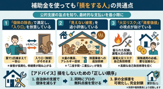 補助金を使っても損をする人の共通点