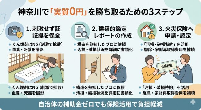神奈川で実質0円を勝ち取るための3ステップ