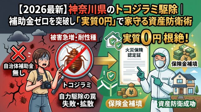 【2026最新】神奈川県のトコジラミ駆除業者おすすめ3選｜補助金ゼロを突破し「実質0円」で家を守る資産防衛術