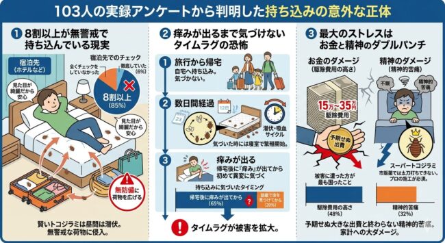 103人の実録アンケートから判明した持ち込みの意外な正体