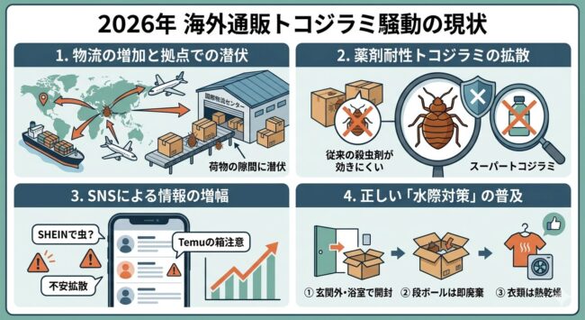 2026年、SHEIN・Temuのトコジラミ騒動の現状