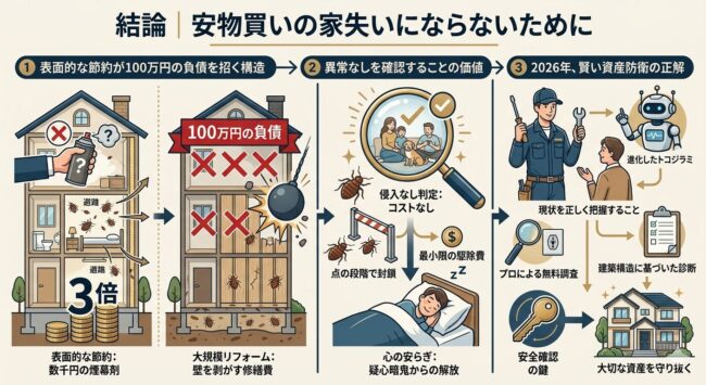 結論｜安物買いの家失いにならないために