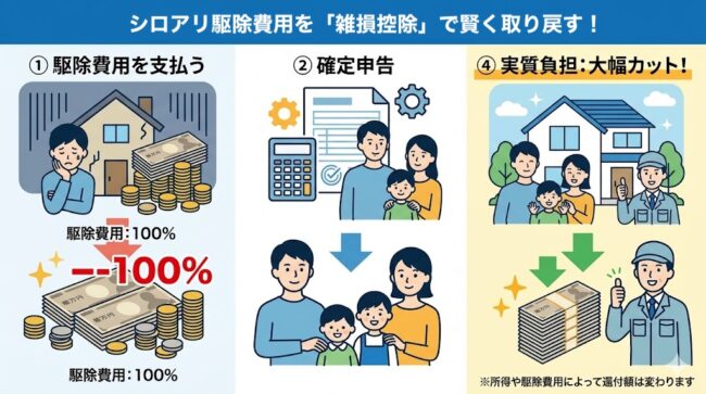 所得税が戻ってくる雑損控除の活用