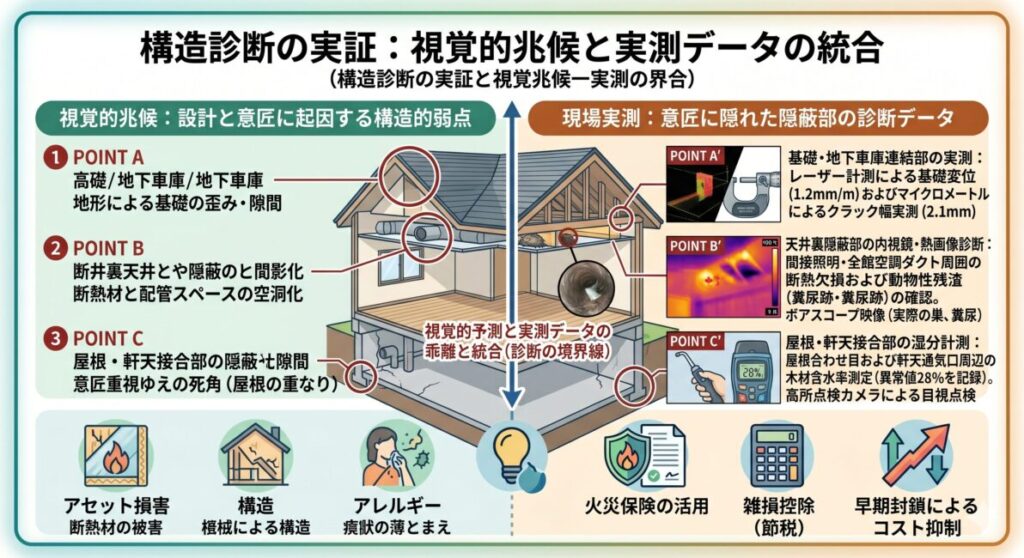 目黒区や品川区のモダンな高級住宅の3Dアイソメトリック断面図