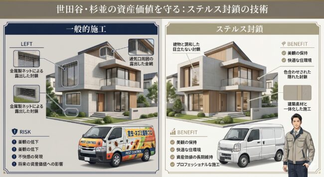 美観を損なわないステルス封鎖工事の重要性