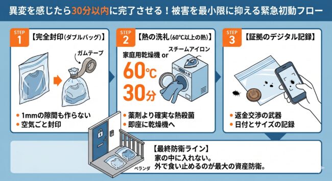 もし届いた商品に異変を感じたら？即座に行う3ステップ