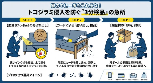 プロはここを見る!家に入れる前の3分安否確認チェックリスト