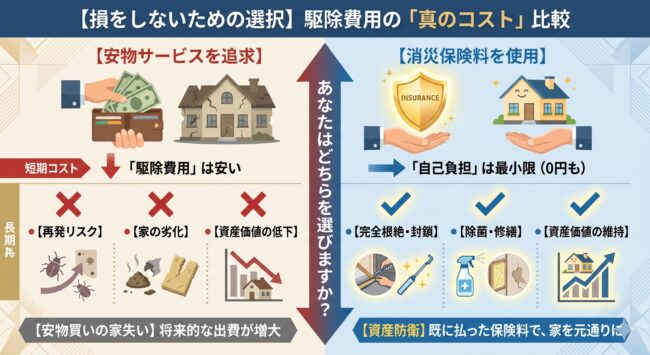 格安業者を探すより火災保険を利用する：損をしないための戦略
