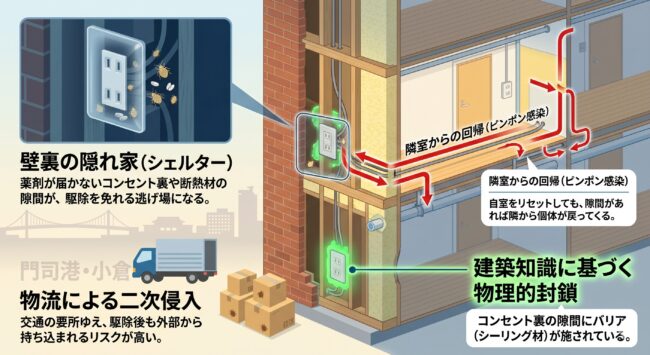 北九州特有の「再発リスク」とコンセント裏の盲点